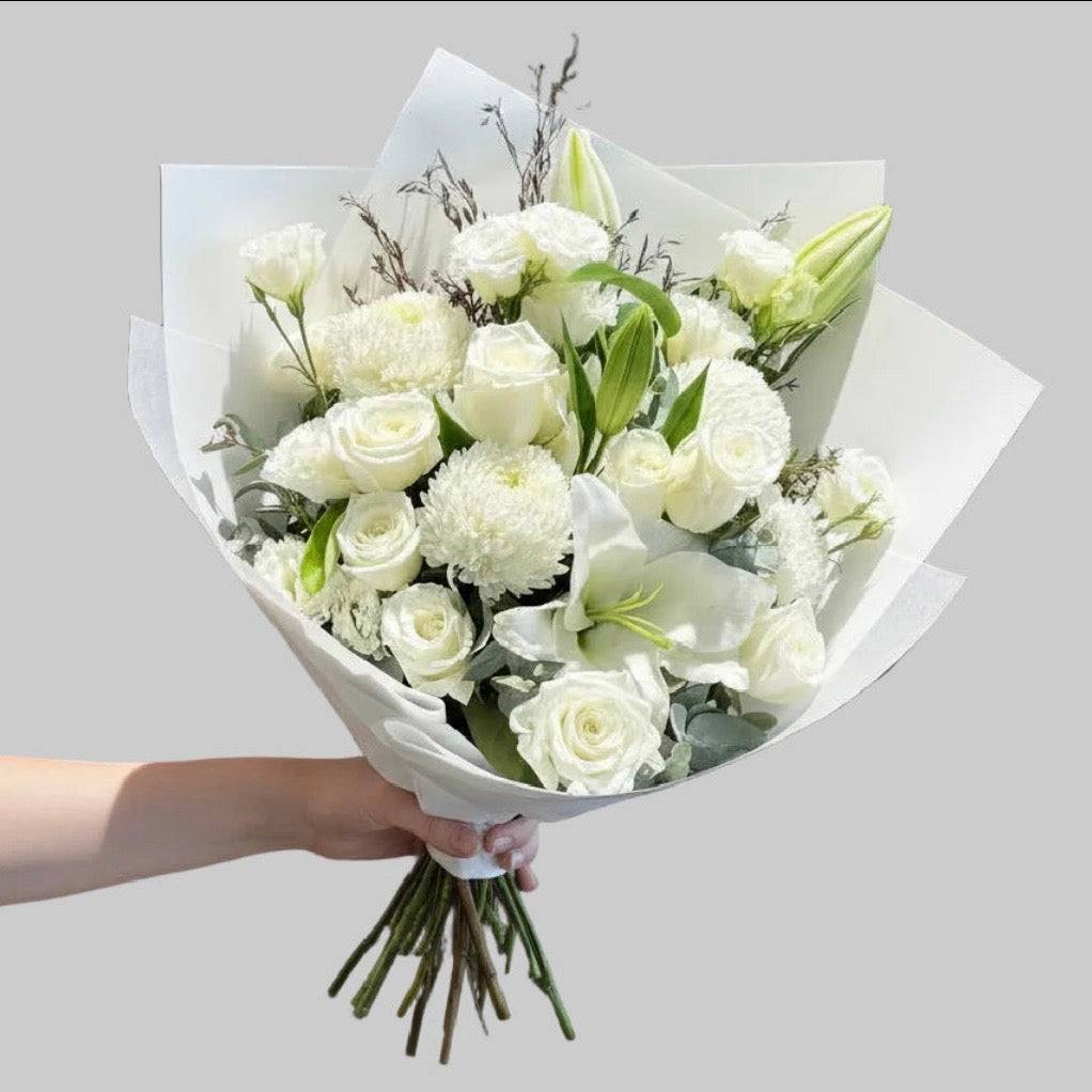 Modern White Bouquet